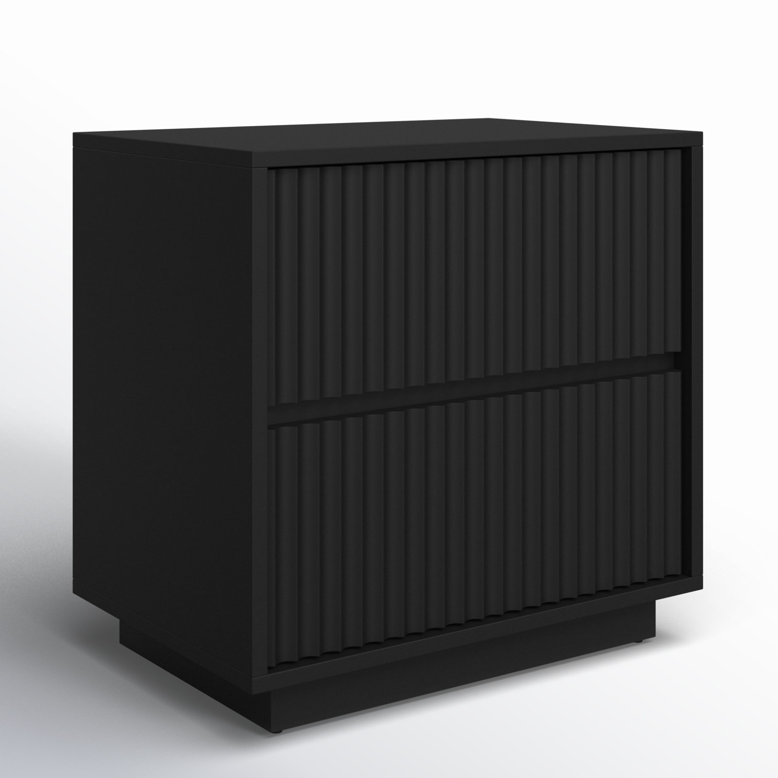 Paloma 2 - Drawer Nightstand, Black