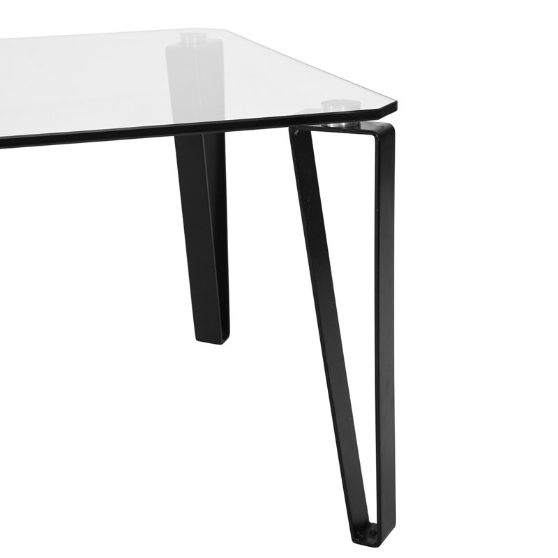 Four Leg Coffee Table, Black