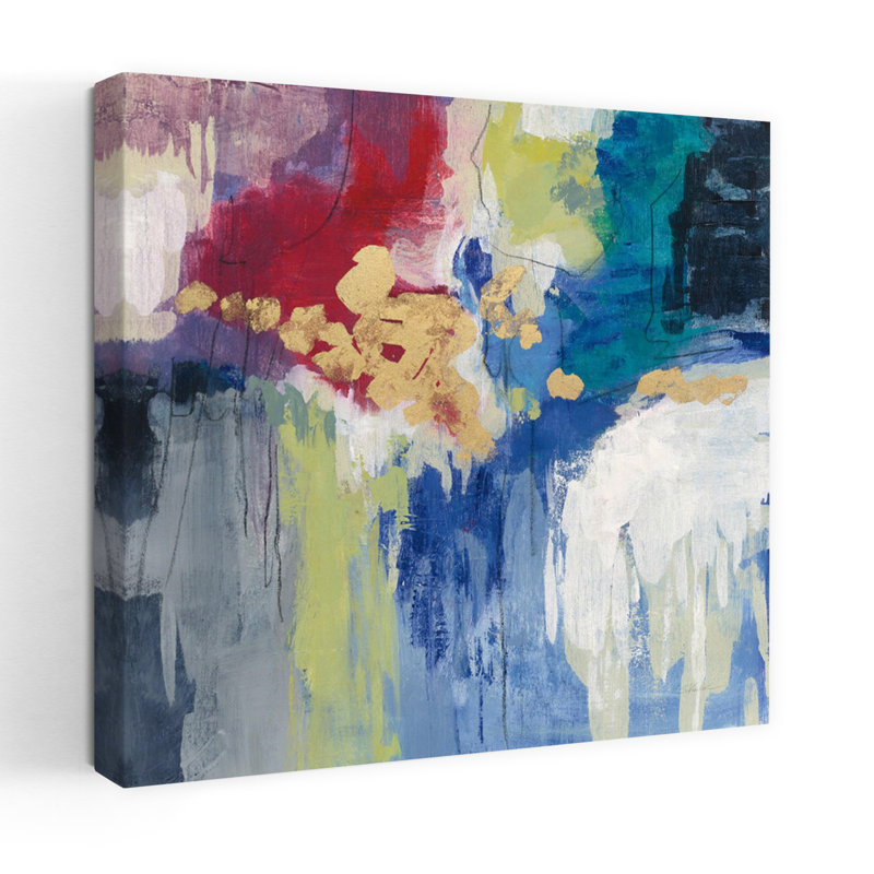 Étincelle contemporaine abstraite III avec art abstrait noir, H 18 po x l 18 po