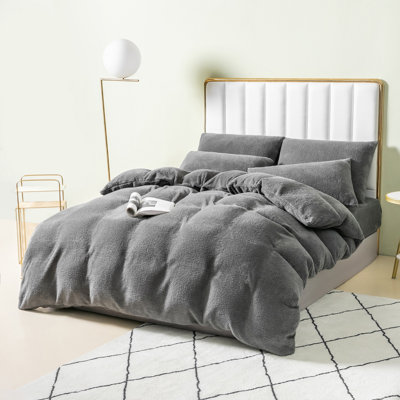 Teddy Fleece Duvet Cover set
