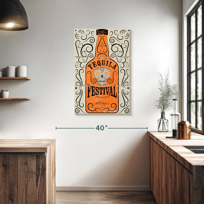 Yarlin Tequila Bottle, 38" H x 24" W