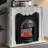 White + Black Solid + Manufactured Wood Electric Fireplace