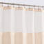 Rideau de douche Waffle Weave avec doublure à encliqueter, 12 crochets inclus-1209379481-1215203369