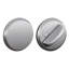 One-Sided Deadbolt Thumbturn with Exterior Plate-29507617