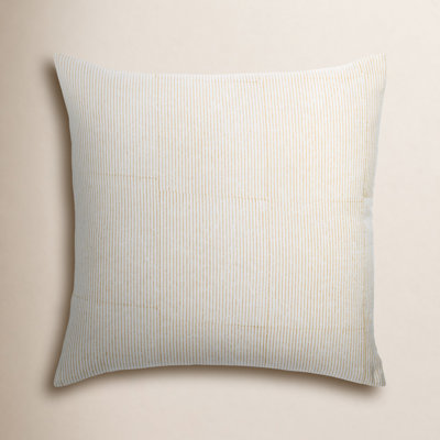 Vischer Striped Linen Throw Pillow