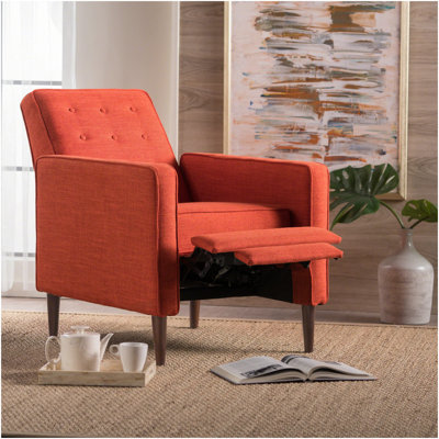 Canapé inclinable en tissu Mid-Century