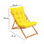 Phillippi Reclining Deck Chair with Cushion-699075141