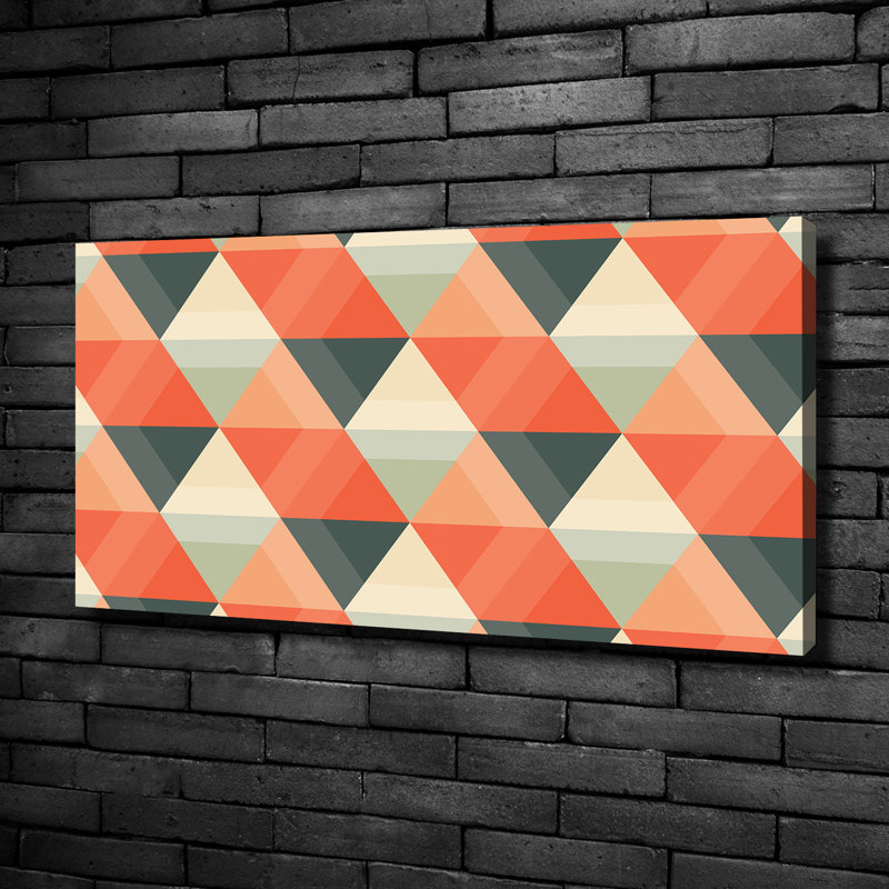 Geometric Background - Wrapped Canvas Print