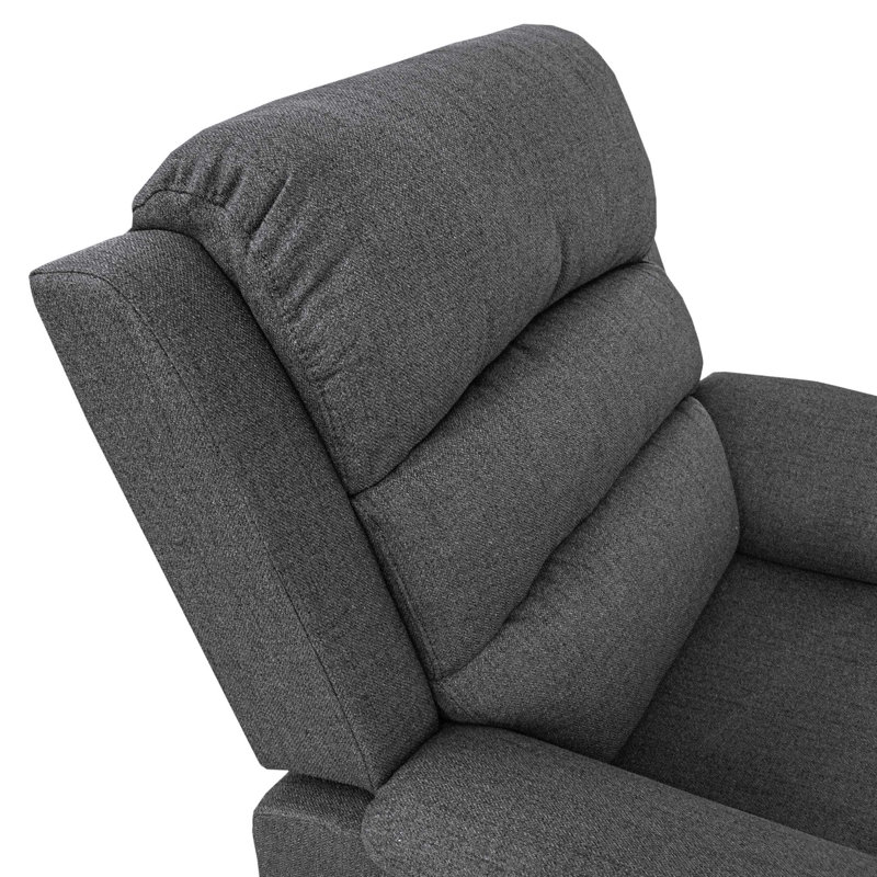 Fauteuil inclinable manuel simple, Gris