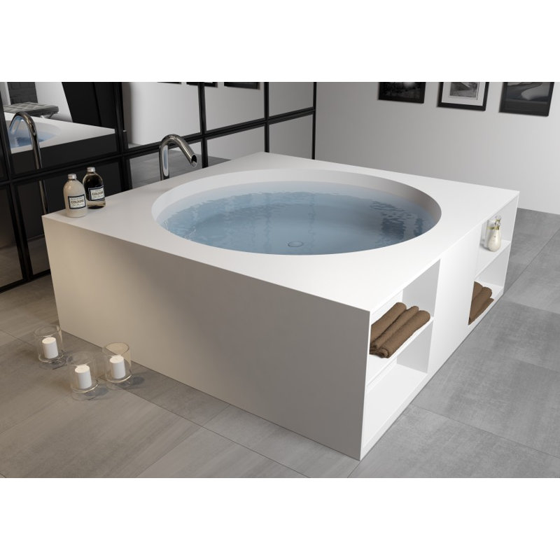 1750mm x 170mm Soaking Acrylic Bathtub