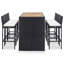 Ensemble de bar d'extérieur Garden Rattan