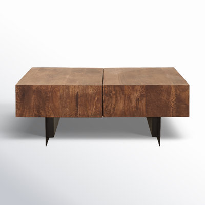 Mullins Extendable Sled Coffee Table with Storage