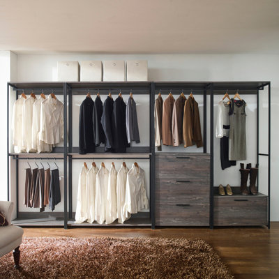 Wood Walk-in Closet System