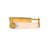 2-Light Modern Half-Cylinder Acrylic Shade Wall Sconce with Brushed Gold Finish