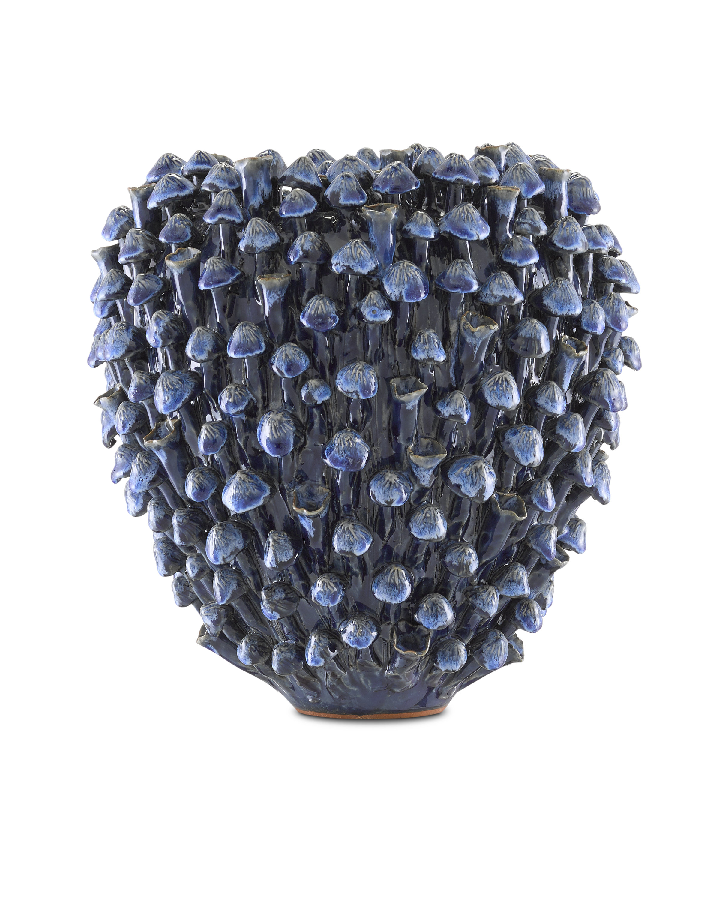 Currey & Company Manitapi Blue 11.5" Ceramic Table Vase | Perigold