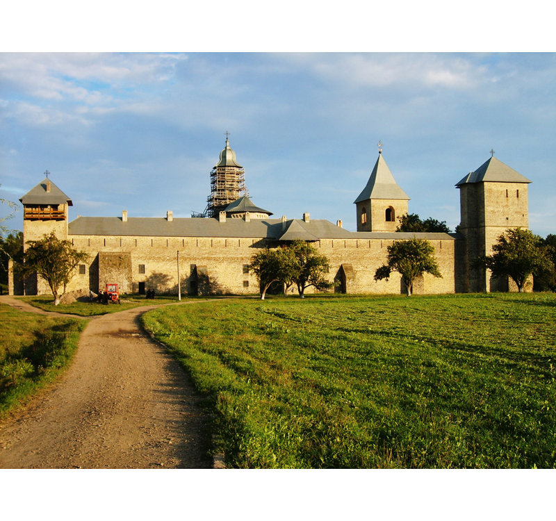 Dragomirna Monastery, 14" H x 18" W