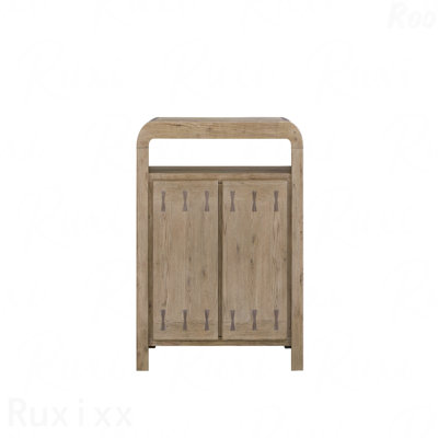 Bar Cabinet - English Knotty Oak Veneer