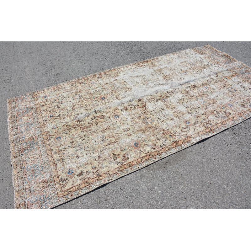 Tapis décoratifs pour la maison, tapis luxueux bleus, grands tapis de 5,1 x 10 pi, tapis turc, tapis bohème, tapis rétro