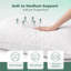 Goose Feather Plush Support Pillow - 100% Cotton Shell, Soft Yet Supportive-1388979268