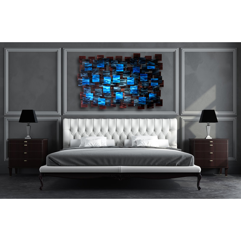 Décoration murale électrique, H 40 po x l 62 po x P 4,5 po