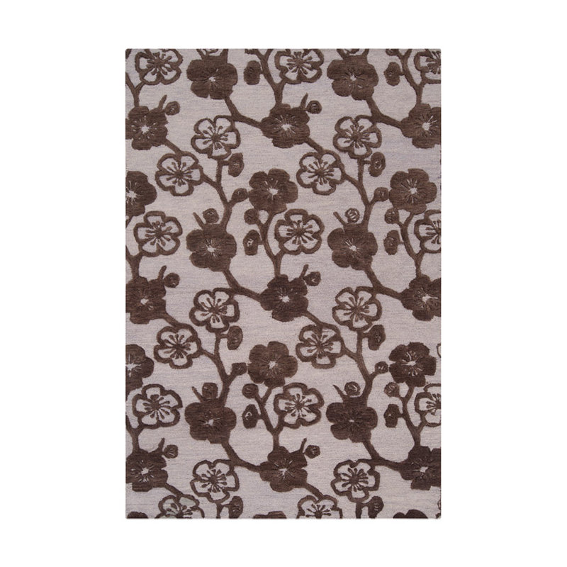 Heimann Wool Floral Indoor Rug, Rectangle 9' x 13'