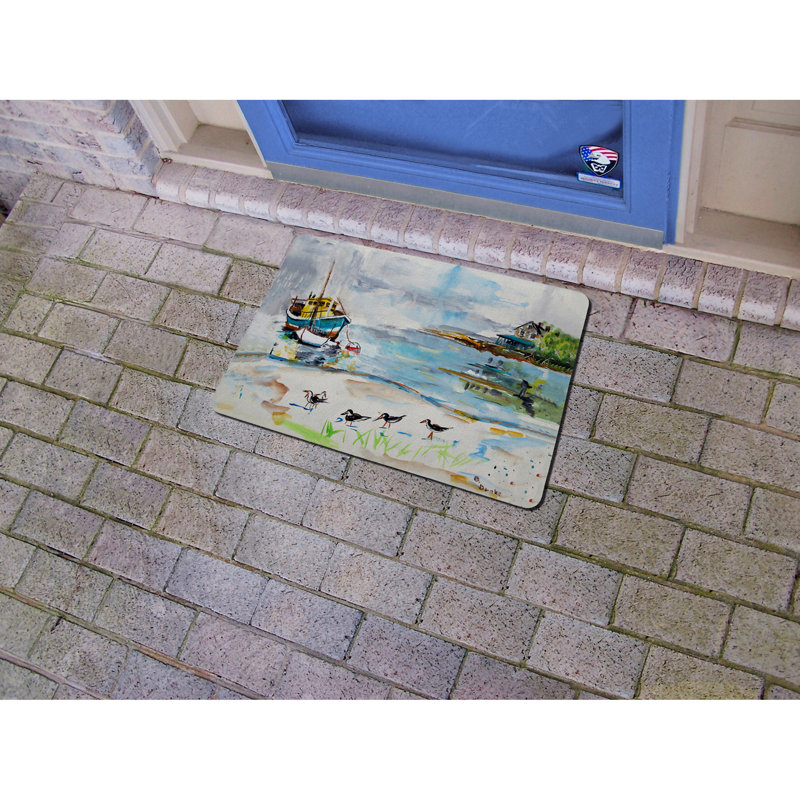 Kie Non-Slip Doormat, Rectangle 1'6" x 2'2"