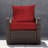 Sunbrella Deep Seat Cushion Cherry-1220733958