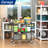 3-tier Utility Cart With Wheels Outdoor Rolling Metal Storage Organizer-115615860-115615862