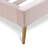 Adore Decor Sidney Upholstered Platform Queen Size Bed – Mid-Century Modern Plush Tufted Velvet Headboard with Chevron Stitching & Gold Tapered Legs-1927666309-1927666307