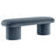 Banc en velours Orla Performance taupe-106273824