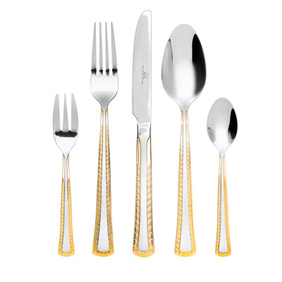 World Menagerie Latimer Stainless Steel Flatware Set - Service for 12