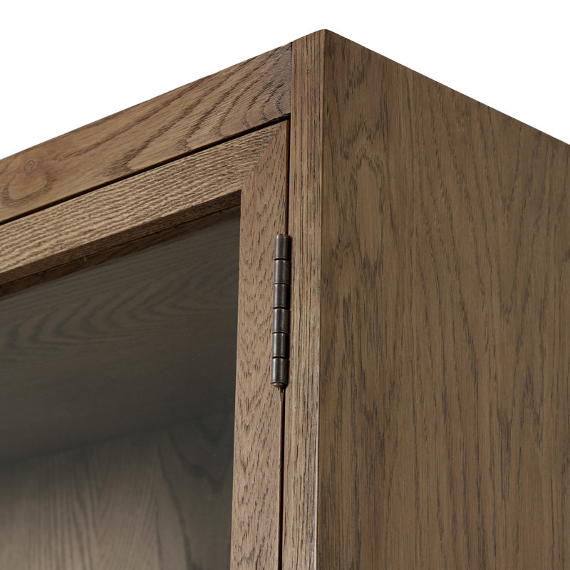 Millie China Cabinet, Drifted Oak