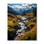 Horloges murales Sunny Day Mountain River Lakehouse Charm II - Lakes & Rivers-1336269544