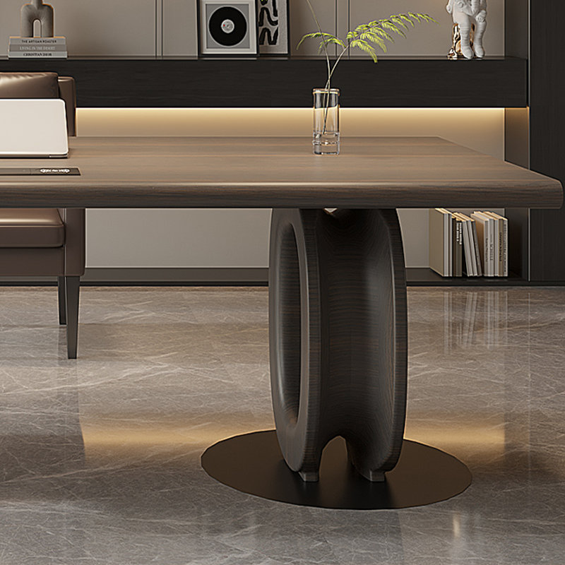 Minimalist rectangular office desk, 29.53" H x 78.74" W x 31.5" D