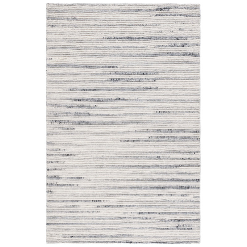 Pecktonville Hand Woven Performance Abstract Rug, Rectangle 6' x 9'