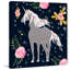 Cruce Cruce Flower Garden Unicorn - No Frame Print on Canvas-37528503