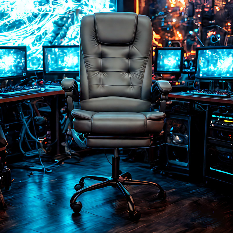 Fauteuil de direction Noshin, Noir foncé