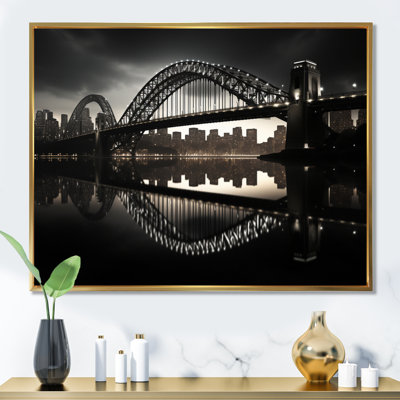 Eduvigen " Gray Bridge Steel Symphony Charcoal III "
