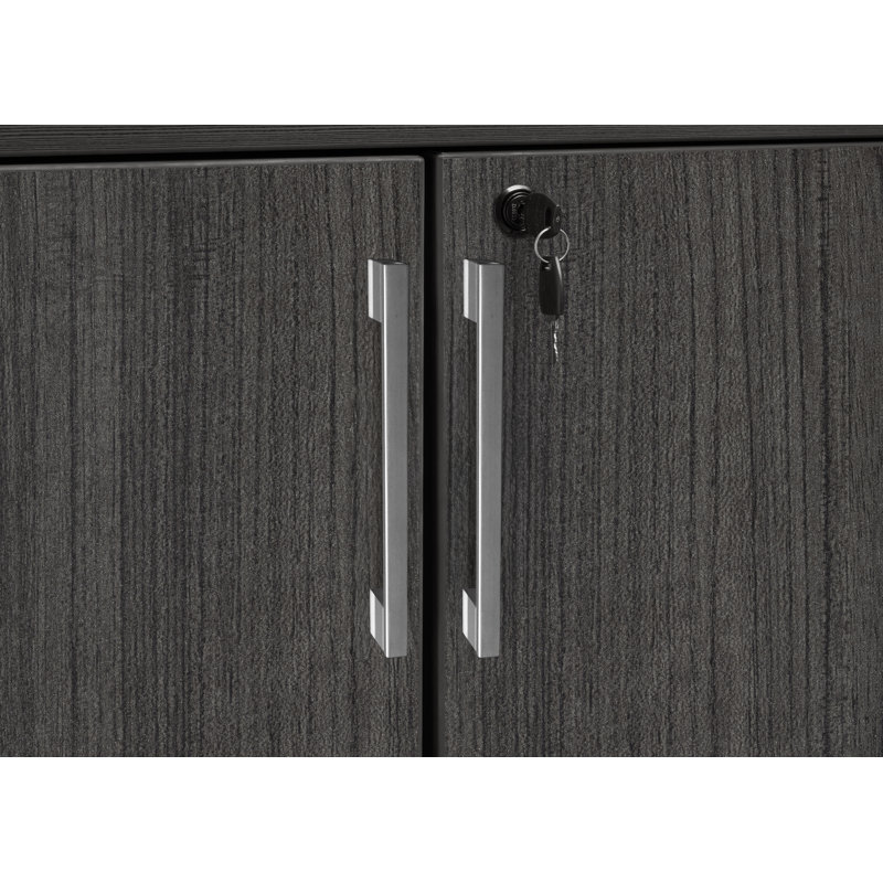 Nevjana Office Storage Cabinet, Ash Gray
