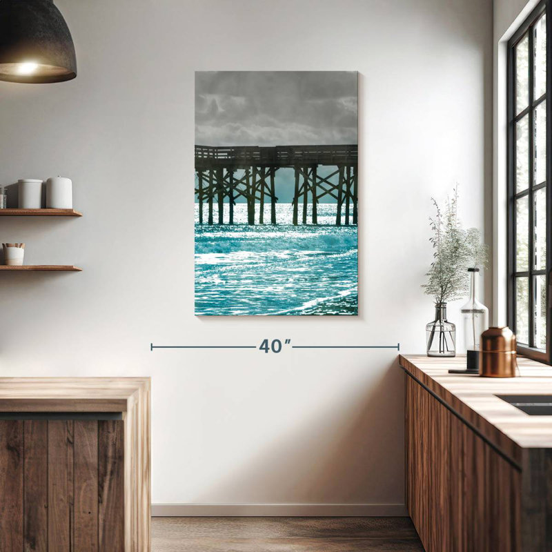 Aletra Teal Dock II, 39" H x 26" W