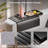 Bamboo Sofa Armrest Tray Table For Couch - 2-In-1 Couch Arm Table With Be Slide Detachable Tray - Anti-Slip Foldable Sofa Armchair Caddy For Drinks Cup Cellphone TV Remote Snacks (Bamboo)-623208235