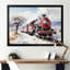 Rouge et blanc, magnifique train de campagne - train, art mural-308333006-308333040