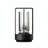 Lumina Lantern Table Lamp – Modern Open-Frame Design With Cylindrical Glass Light Source – Elegant Home Décor Accent For Any Space Gold-589218372