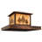 Rustic Lodge Pier Mount Light