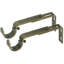  Supports réglables pour tringles à rideaux - pour tringles de 1 ou 1 1/8 pouce. Ensemble de 2 - fourmis laiton-388668037