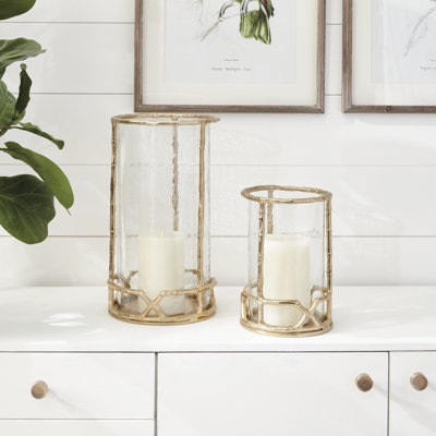 Metal Hurricane Candle Holder