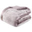 Édredon 5 pièces rosé double / grand - velours froissé, 2 taies décoratives et coussins décoratifs