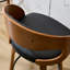 Ensemble de 3 tabourets de bar pivotants modernes en similicuir (ensemble de 3)-132131245-132131246