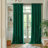 Deavion Velvet Solid Color Metal Grommets Room Darkening Curtain Panels-1219936413-1219936401