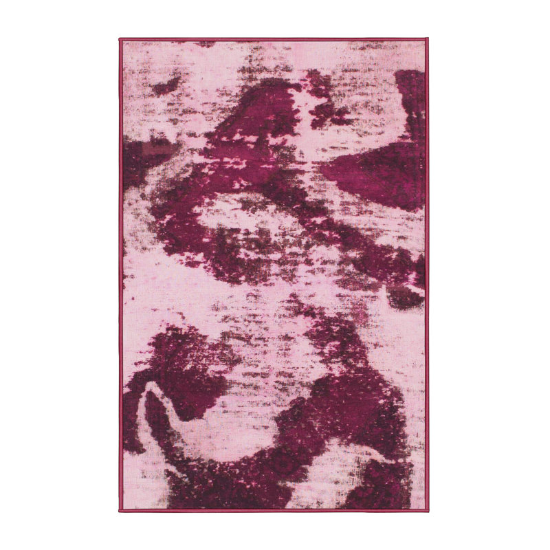 Abstract Indoor Rug, Rectangle 4' x 6'